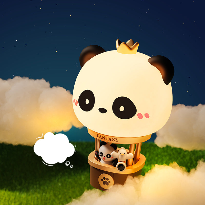 Fantacy Panda LED Night Lamp – Warm Glow Silicone Light for Kids & Home Decor