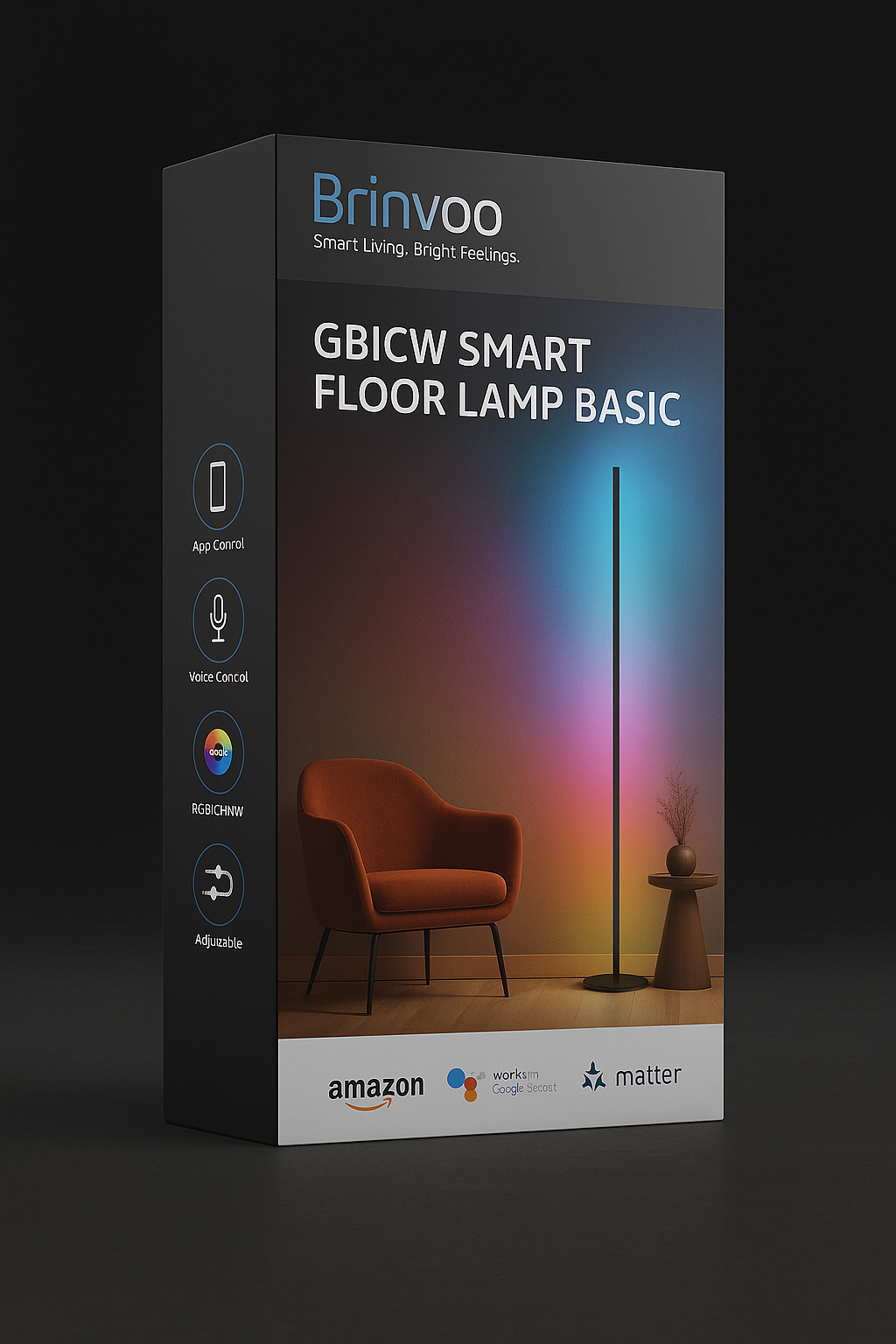 Brinvoo GBICW Smart Floor Lamp Basic