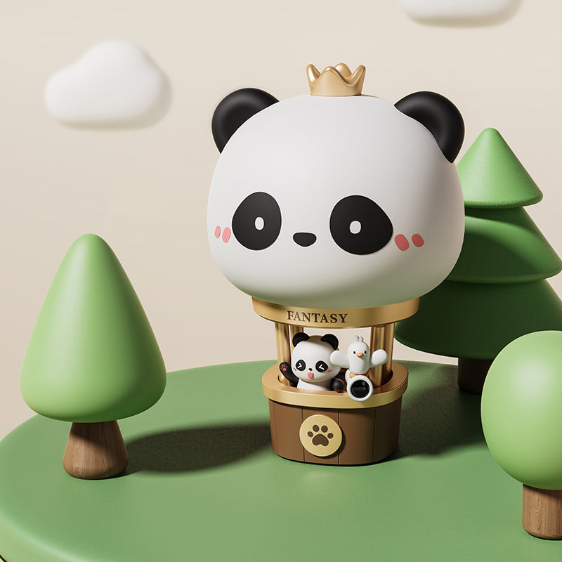 Fantacy Panda LED Night Lamp – Warm Glow Silicone Light for Kids & Home Decor